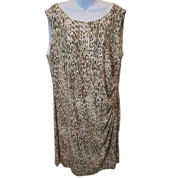 Jones New York Woman Animal Print Size 18W - Picture 1 of 15